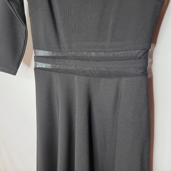 Lulu's Fit and Flare Black Skater Dress - Picture 2 of 10